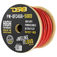 4-GA 100% OFC Ground, Power Cable, 50 Feet