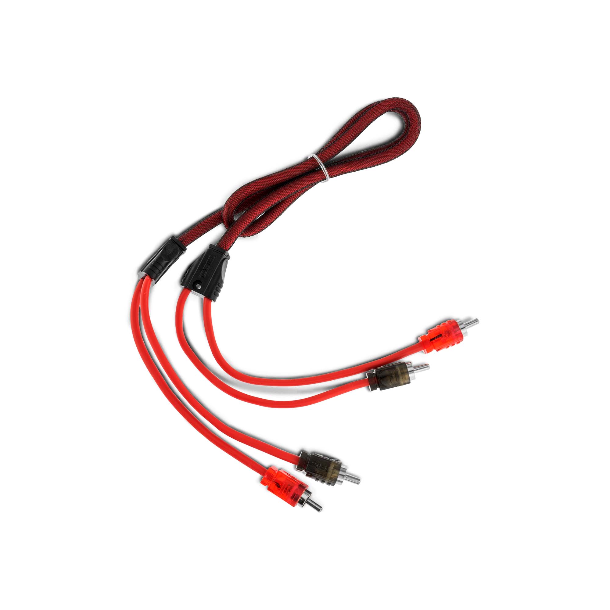Level 2 RCA 100% Copper OFC 3 Feet - RED
