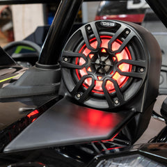 Polaris Slingshot Headrest 4 x 6.5"  Enclosure With 4 x NXL-6/BK | 2015 - Current