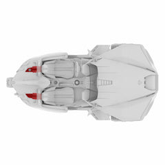 Polaris Slingshot Headrest 4 x 6.5" Empty Enclosure | 2015 - Current