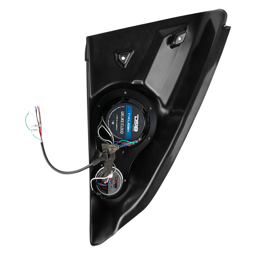 Polaris Slingshot Arm Rest 2 X  6.5" Enclosure With NXL-6/BK and PRO-TW1L | 2015 - Current