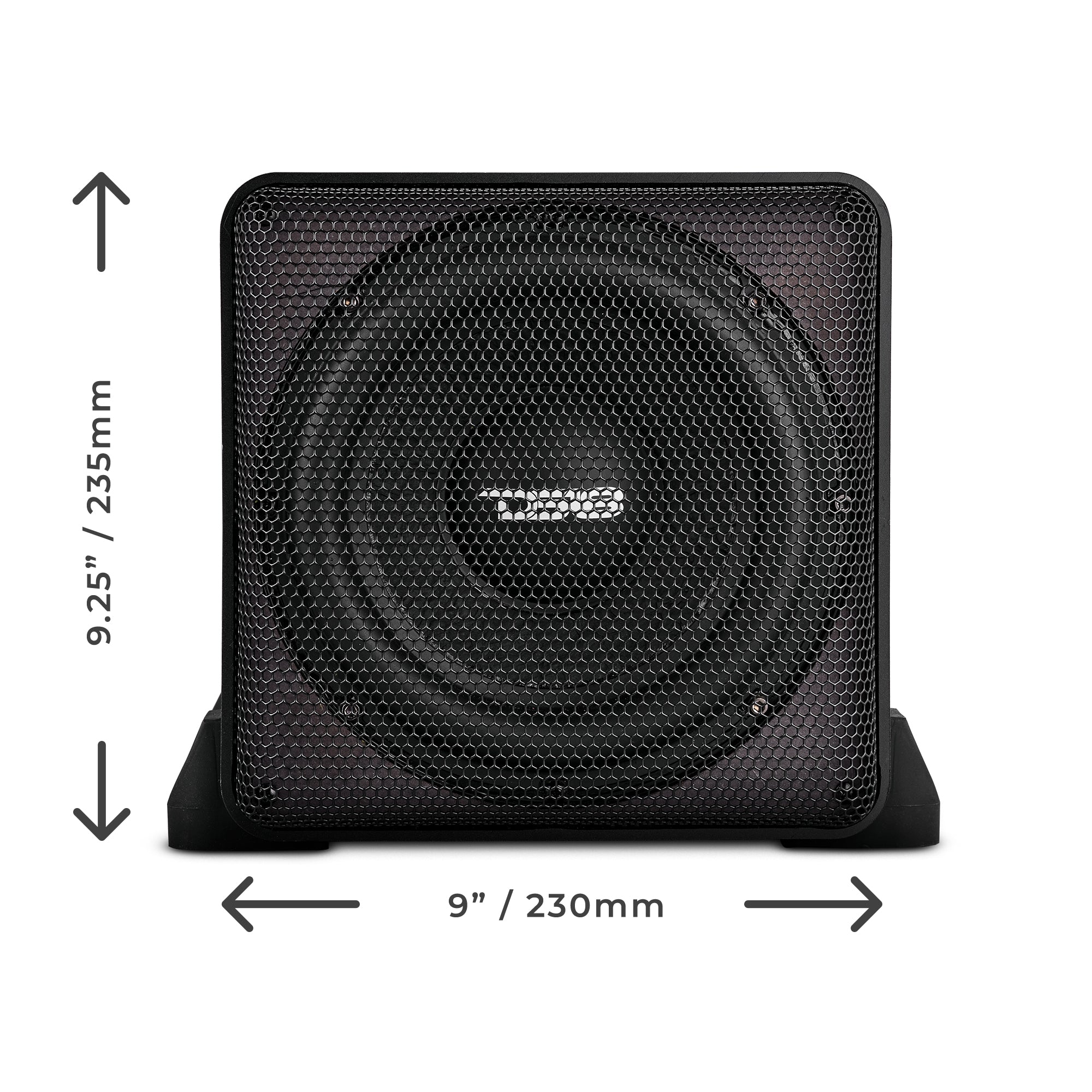 Dual 8" Loaded High End Aluminum Subwoofer Enclosure 300 Watts Rms