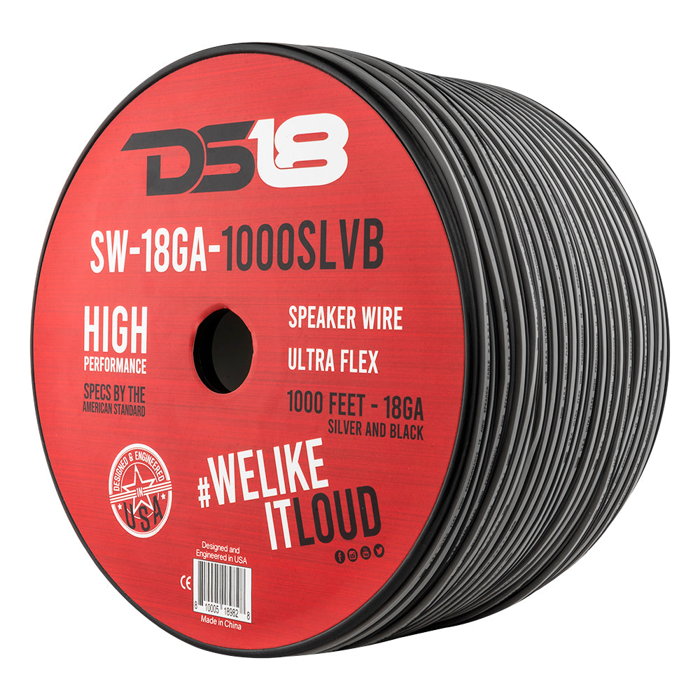 18-GA Speaker Wire 1000 Feet Red