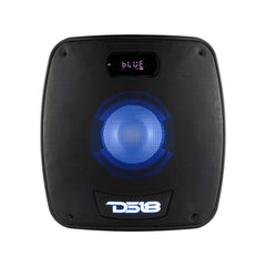 TLV 6.5" Amplified With Battery Self Powered Party Speaker With RGB LED Lights Bluetooth and TWS 200 Watts