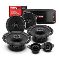 DS18 2014-2018 Toyota RAV4 Front and Back Doors Speakers Best Upgrade/Replacement Package 1600 Watts