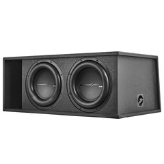 Dual 12" Loaded Subwoofer Ported Rugged Armored Enclosure With ZXI12.4D 2000 Watts Rms