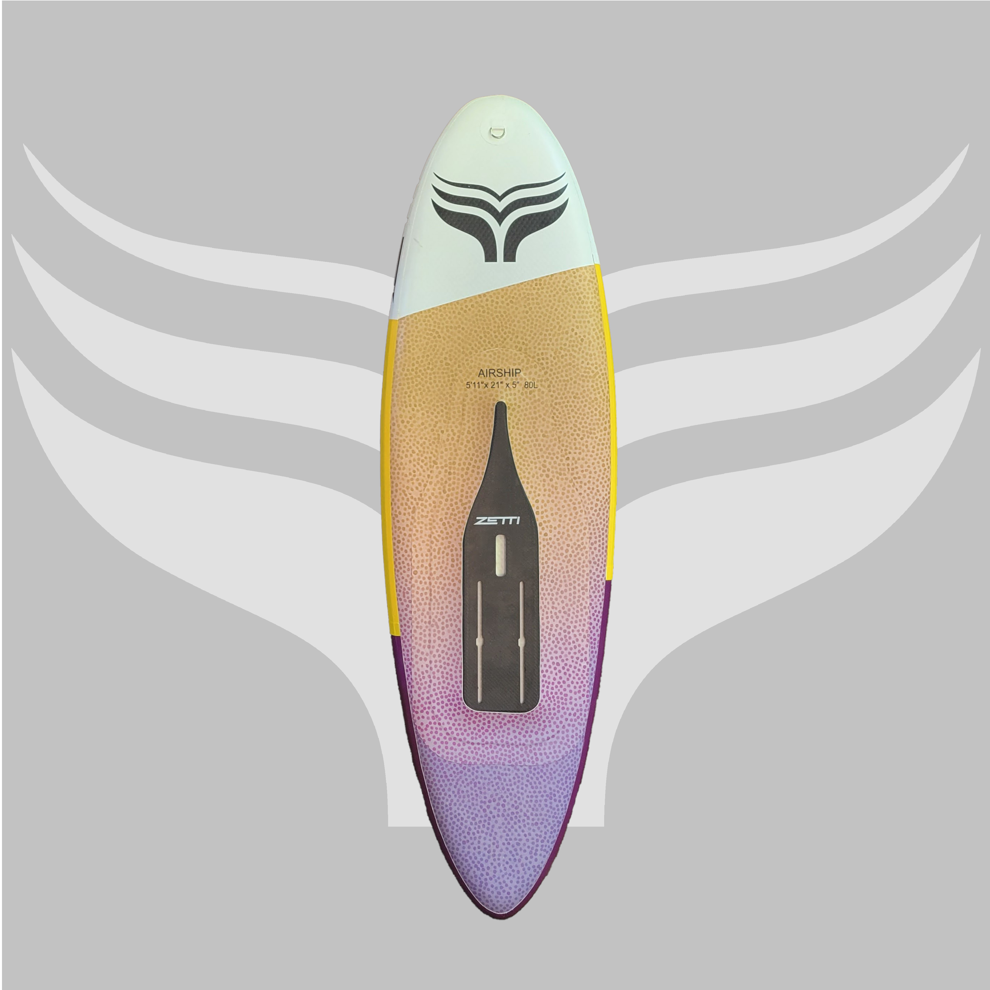 Airship DW: Inflatable Downwind SUP / Wing Board