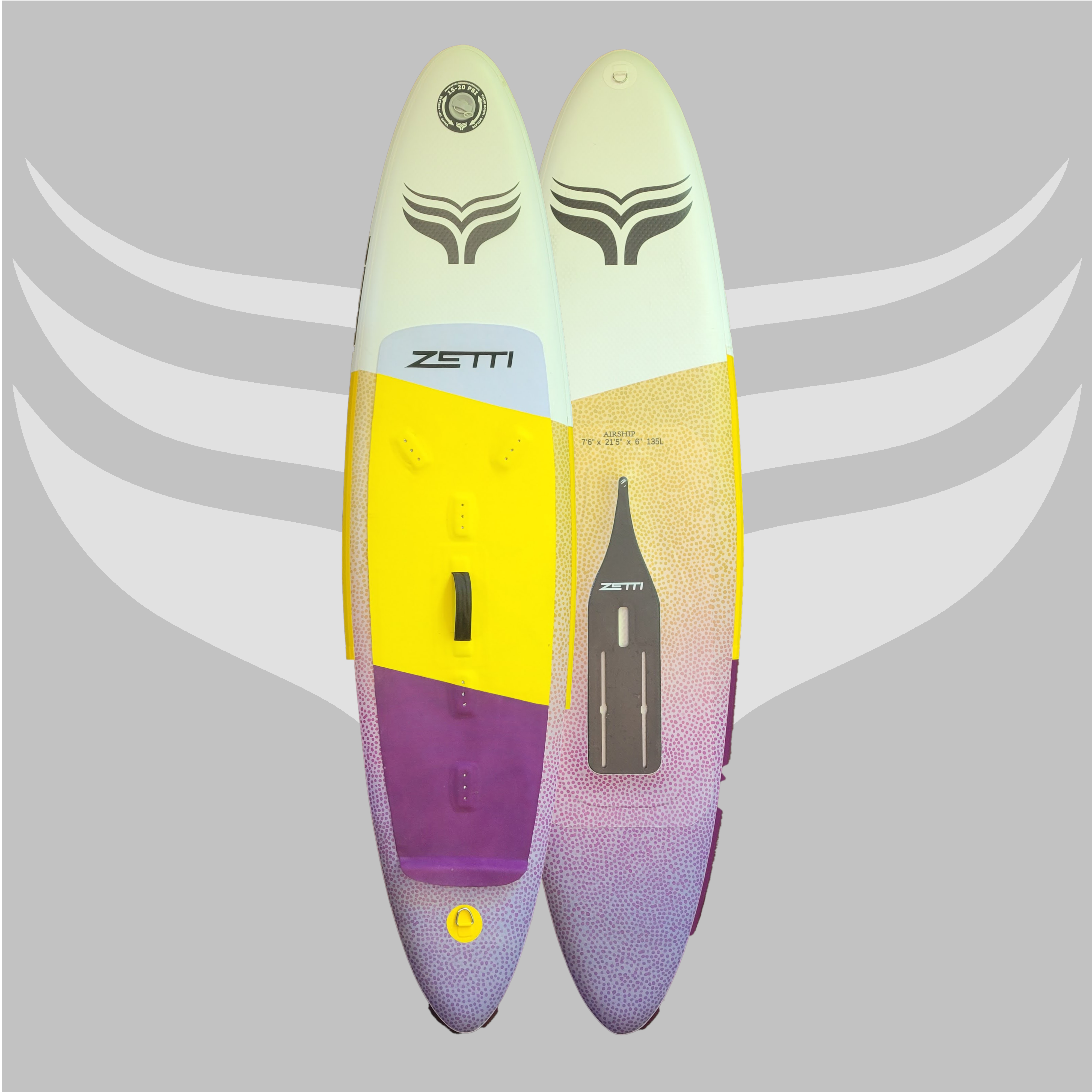 Airship DW: Inflatable Downwind SUP / Wing Board