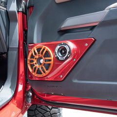 Ford Bronco 6th Gen Front Doors 6.5" Speaker and 3.8" Tweeter Panels