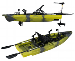 2.9m One Seat Pedal Kayak for Fishing 9.5ft Single Person Fishing Kayak with Electric Motor by EPOAL USA