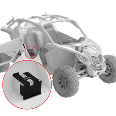 Can-Am Maverick X3 Second Battery Upgrade Kit with  Lithium Battery - More Battery Reserve Power For Longer Lasting Audio