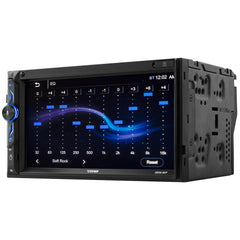 6.9" Touchscreen Mechless Double-DIN Headunit with Bluetooth, USB, Mirror Link And Car play