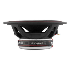 EXL 6.5" 2-Way Coaxial Speaker with Fiber Glass Cone 120 Watts Rms 3-Ohm