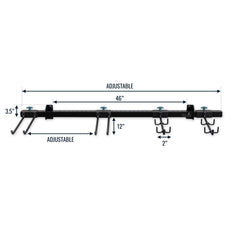 G-Hike & Camp | Adjustable Wall Storage System | Holds 300 lbs