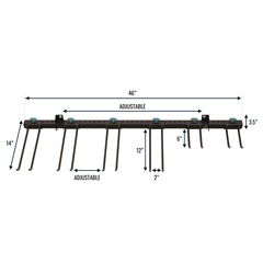 G-Tool | Adjustable Wall Storage System | Holds 300 lbs