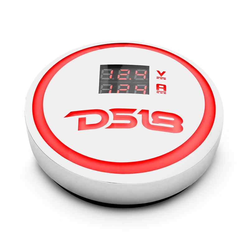 DS18 LBC6VAM Badge with RGB Lights and Volt/Current Meter