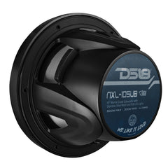 NXL 10" Marine Subwoofer with RGB LED Lights 300 Watts Rms SVC 4-Ohm - Black