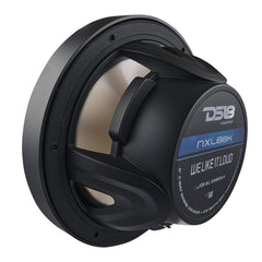 NXL 8" 2-Way Coaxial Marine Speaker With LED RGB Lights 125 Watts Rms 4-Ohm - Black
