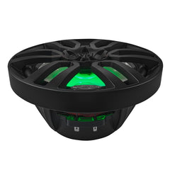 NXL 8" 2-Way Coaxial Marine Speaker With LED RGB Lights 125 Watts Rms 4-Ohm - Black