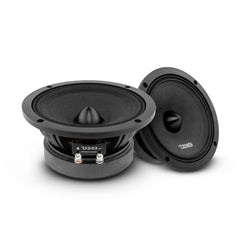PRO-ZXI 6.5" Mid-Range Bullet Loudspeaker Neodymium/Ferrite Magnets 300 Watts Rms 4-Ohm