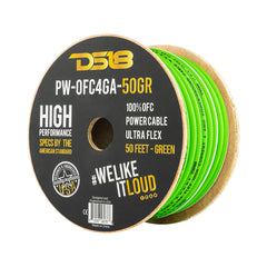 4-GA 100% OFC Ground, Power Cable, 50 Feet