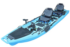 13.8ft  Rocket Propeller Drive Tandem & Solo Modular Fishing Kayak | Fin Drive | 550lbs Capacity | 3 Piece
