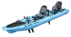 13.8ft  Rocket Fin Drive Tandem & Solo Modular Fishing Kayak | Fin Drive | 550lbs Capacity | 3 Piece